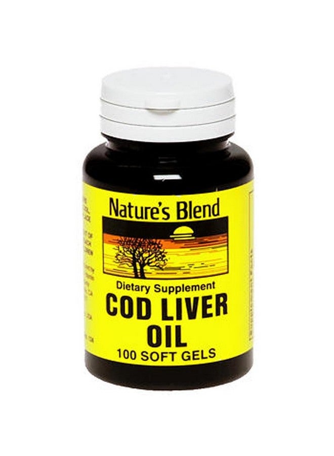 Nature's Blend Cod Liver Oil 100 Softgels