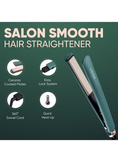 Salon Smooth Hair Straightener For Women With Ceramic Coated Plates, Quick Heatup & Travel Friendly, Travel Lock, Green (Vhsh-42) - pzsku/Z49A6221159517A305171Z/45/_/1733730269/5ee2dece-0270-46d3-baac-21a11456ad37