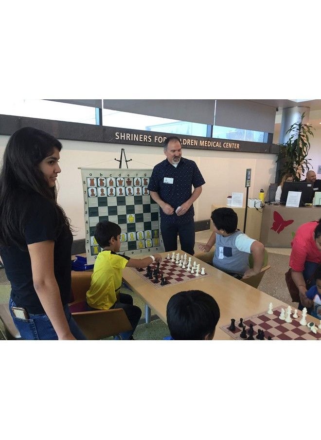 WE Games Standard Chess Teaching Demonstration Board 27 Inches Pieces Included  - Image 3