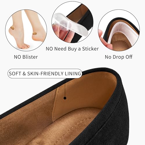 FUDYNMALC Loafers for Women Slip On Shoes: Casual Comfortable Penny Loafers Ladies Dressy Walking Flats for Business Work Office, Black, Size 7 - Image 4