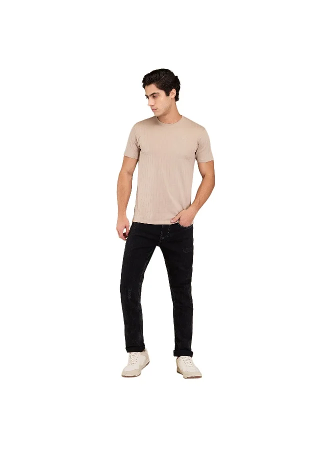 Being Human Mens Black Tone Anti Fit Denims