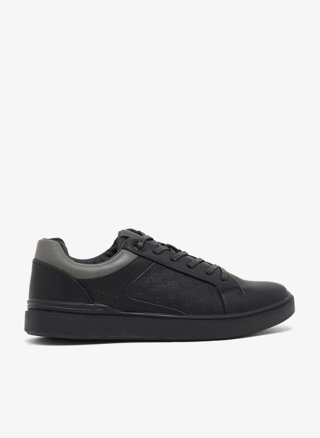 Seventy Five Casual Low Top Embossed Sneakers - Image 1