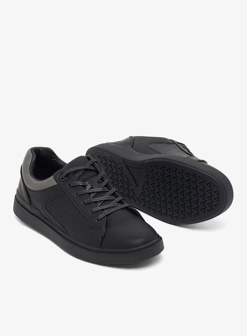 Seventy Five Casual Low Top Embossed Sneakers - Image 3