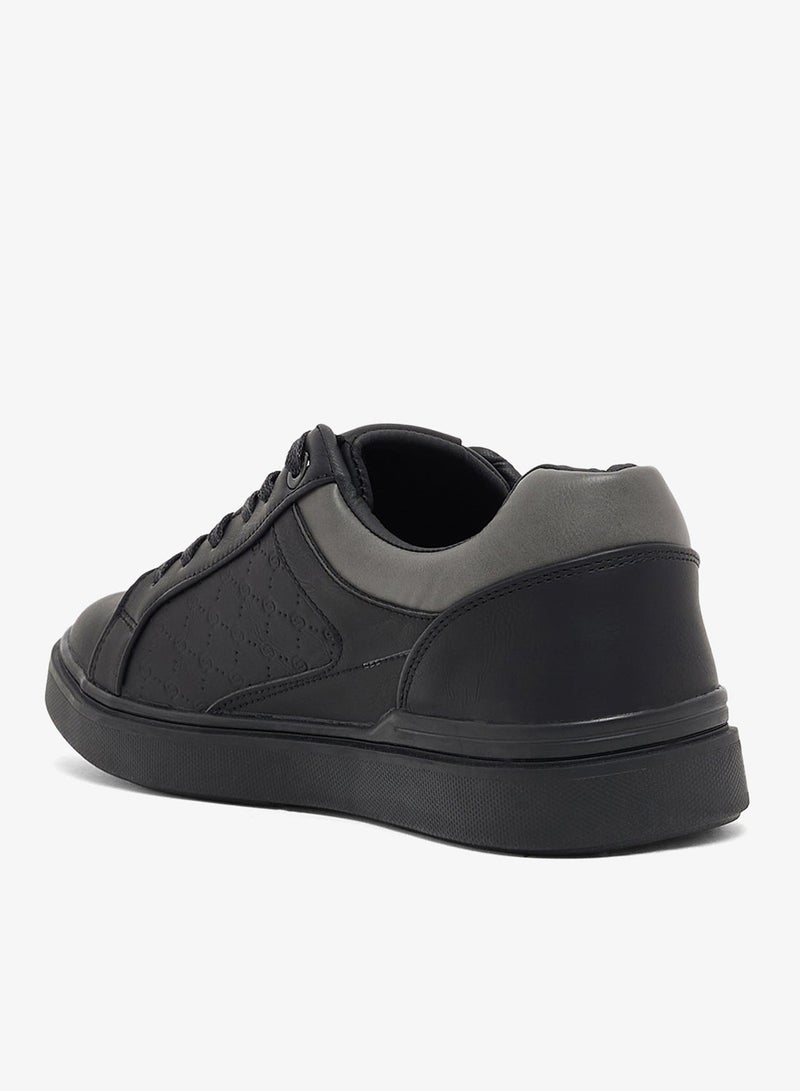 Seventy Five Casual Low Top Embossed Sneakers - Image 2