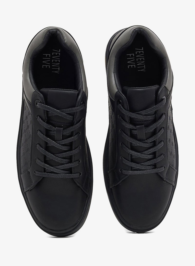 Seventy Five Casual Low Top Embossed Sneakers - Image 4