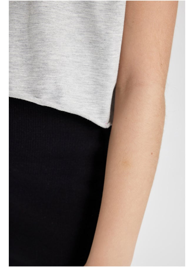 DeFacto - Girl Regular Fit Short Sleeve Knitted Dress - Image 1