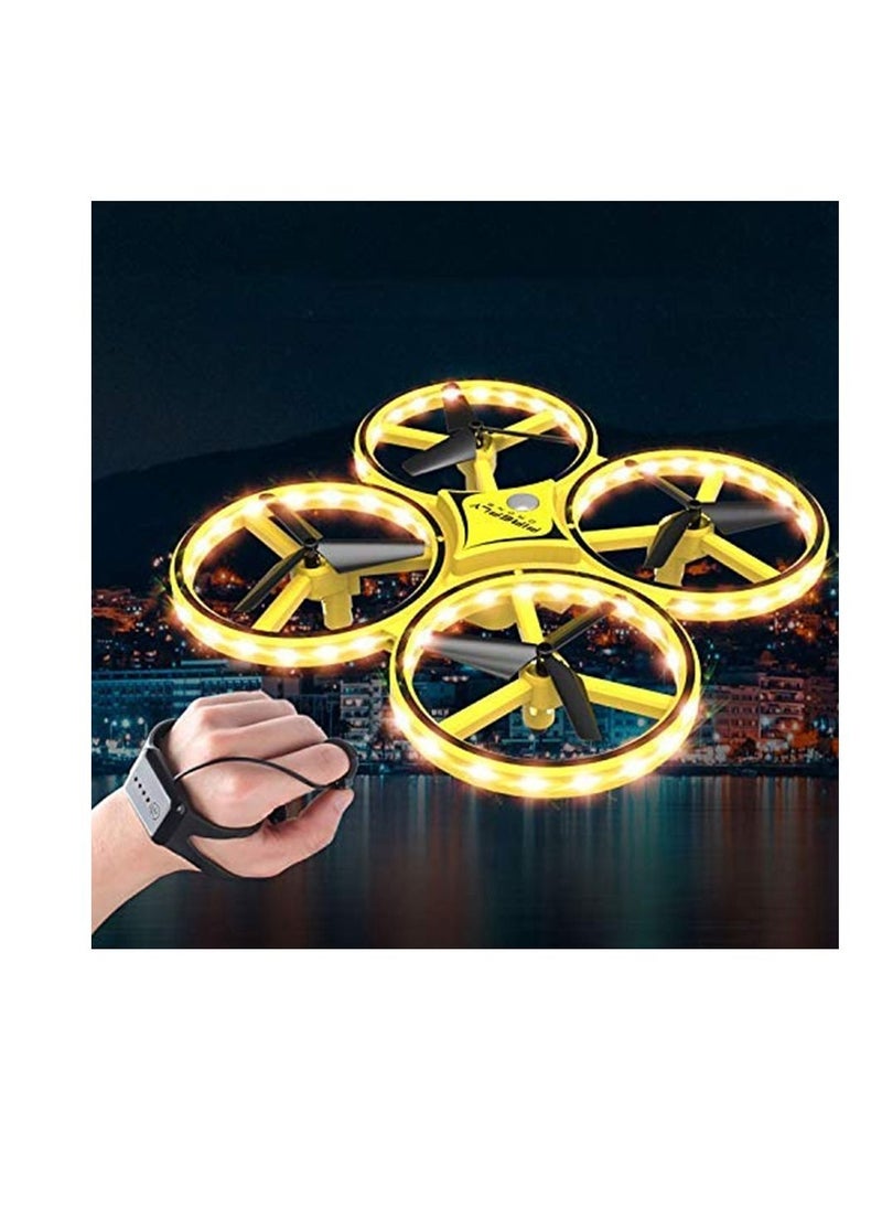 Generic - Mini RC Drone, Watch Controller Gesture Hold Quadcopter UAV Performance Gesture Sensing Stable Gimbal G-Sensing Outdoor Toy for Kids - Image 1
