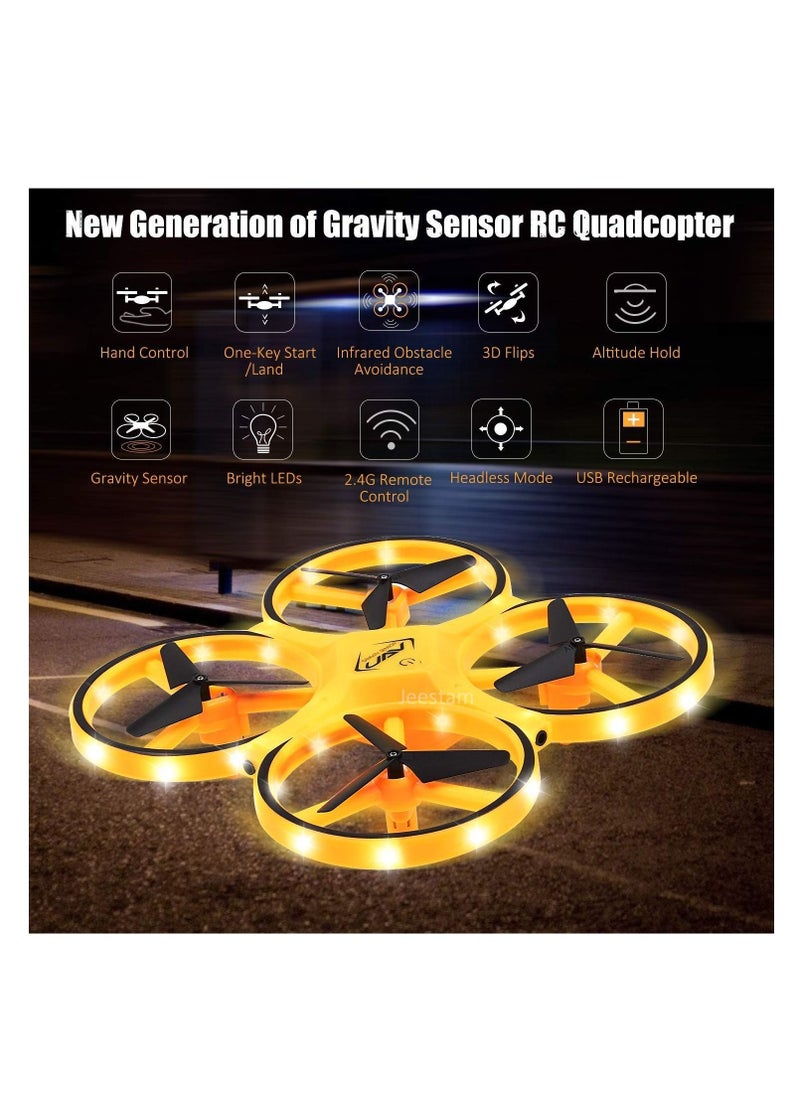 Generic - Mini RC Drone, Watch Controller Gesture Hold Quadcopter UAV Performance Gesture Sensing Stable Gimbal G-Sensing Outdoor Toy for Kids - Image 1