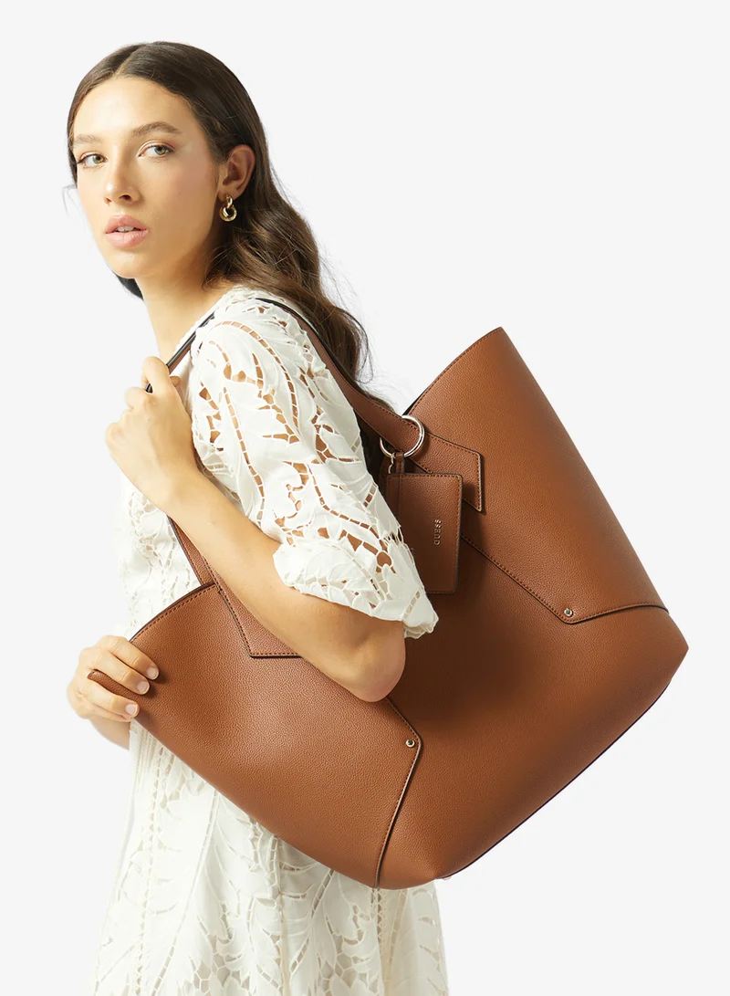 Guess COGNAC Darcy Large 2 In 1 Tote Bag for Women | Best Price UAE