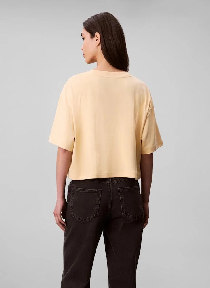 CALVIN KLEIN Logo Crew Neck T-Shirt