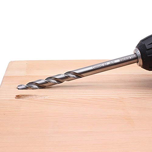 AUTOTOOLHOME 3/8" drill bit with Depth Stop Collar 6.5" Length Replacement Twist Step for Manual pocket hole Jig Master System - Image 2