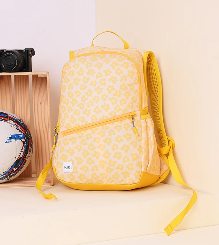WILDCRAFT Wildcraft Wiki Girl Pack Bloom Backpack, Yellow