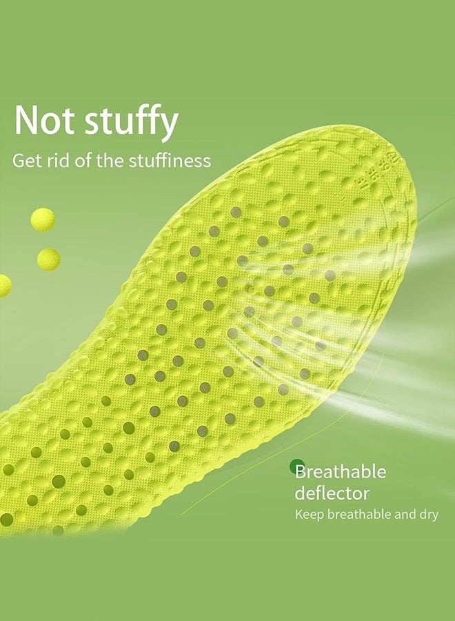 سويت لايف زوج واحد من النعال الداخلية غير المرئية لزيادة الارتفاع، نعل داخلي من إسفنج الذاكرة بارتفاع 3.5 سم، وسادات قدم لرفع الكعب للرجال والنساء، نعل رياضي قابل للتهوية لامتصاص الصدمات، يوفر امتصاصًا رائعًا للصدمات وتبطينًا لتخفيف آلام القدمين. - Image 4