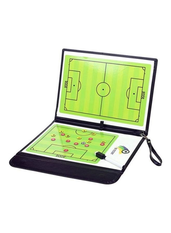 NIBEMINENT Soccer Football Coach Tactic Clipboard With Magnetic Pen And Set Book - Image 1