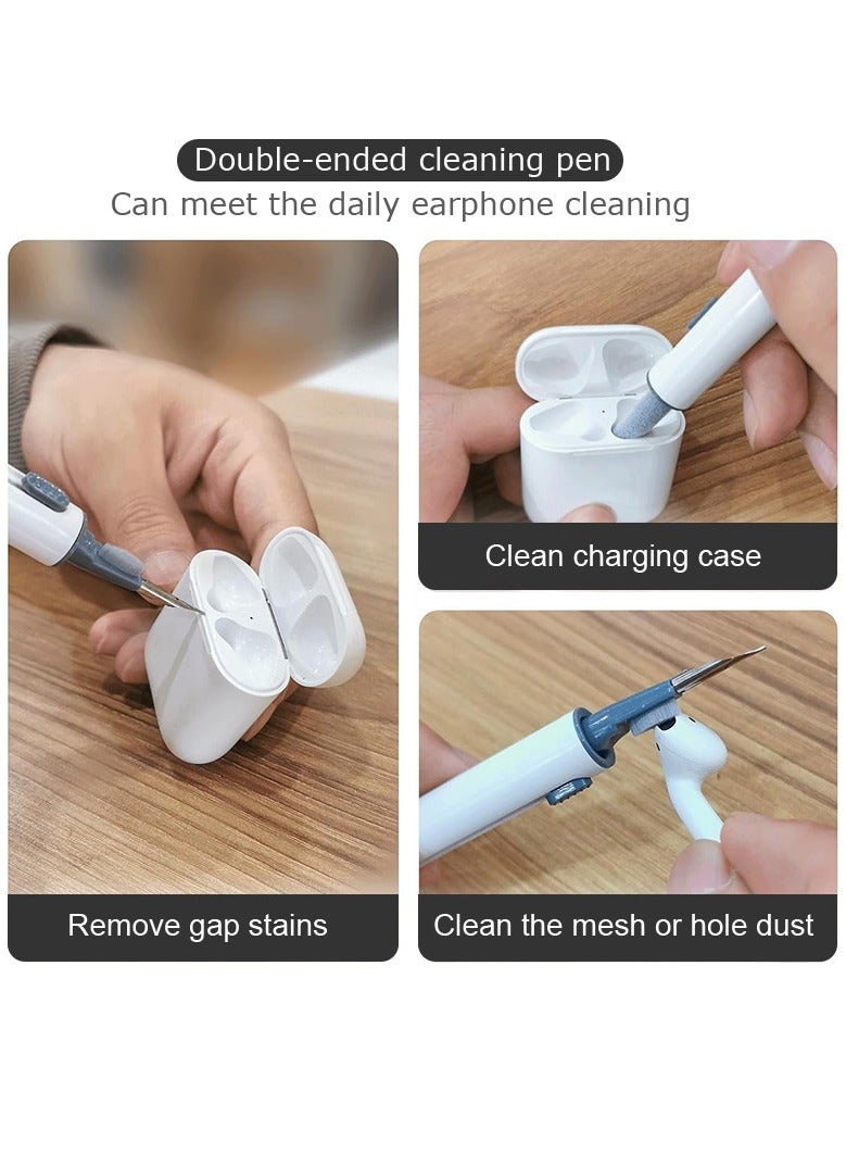 غطاء واقي من السيليكون الناعم لسماعات AirPods 4 مع مجموعة أدوات التنظيف وسلسلة مفاتيح - Image 2