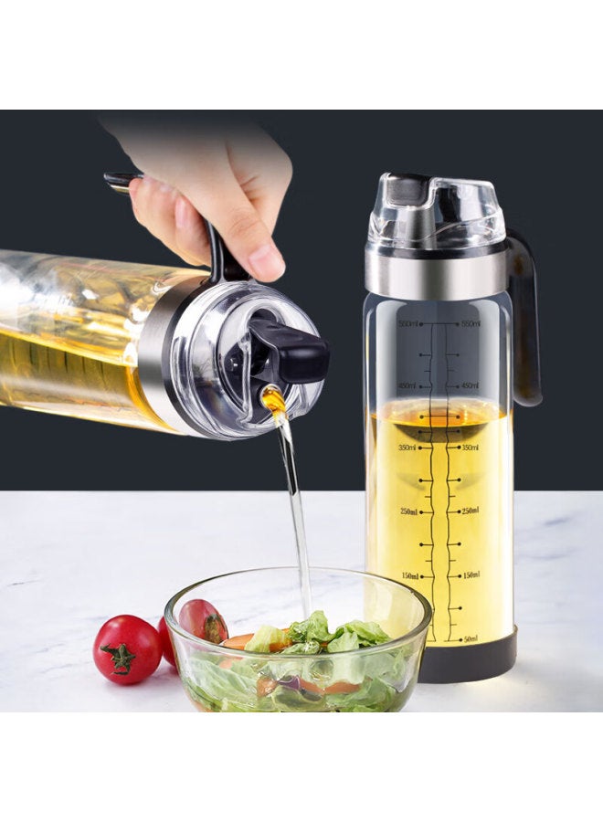 Newair Glass Oil Dispenser Seasoning Box Set Oil Bottle Salt Can Seasoning Rack Seasoning Bottle Seasoning Can Seasoning Jar Kitchen Storage Rack - Image 1