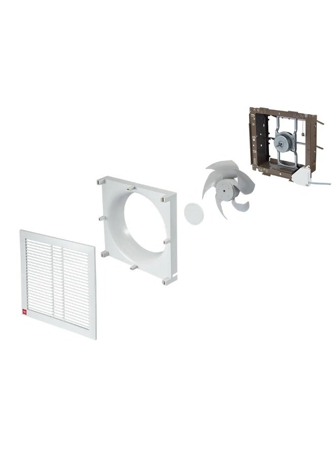 KDK 20ALA Wall Mount Ventilating Exhaust Fan 20cm - Image 4