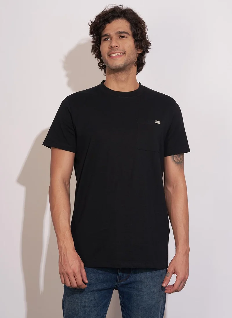 Being Human Round Neck Pure Cotton Pockets Regular Fit T-shirt