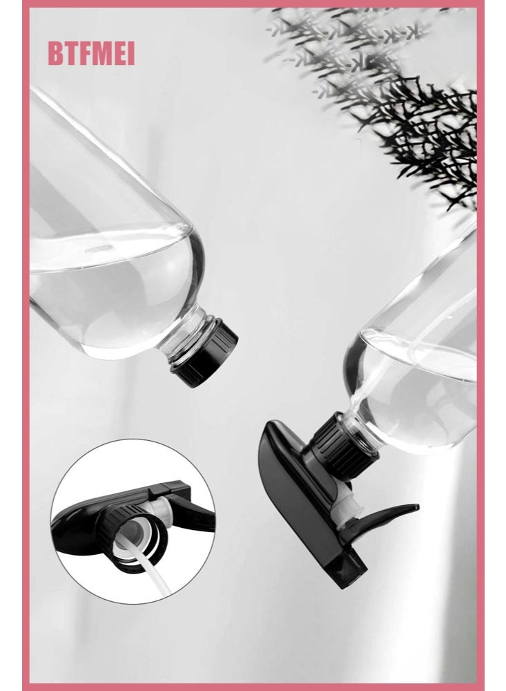 BTFMEI Water Spray Bottle for Hair 500ml,Hair Spray Bottle,Large Ultra Fine Continuous,adjustable nozzle spray bottle for Hairstyling, Skin Care, Cleaning, Plants and Misting, Clear - Image 4