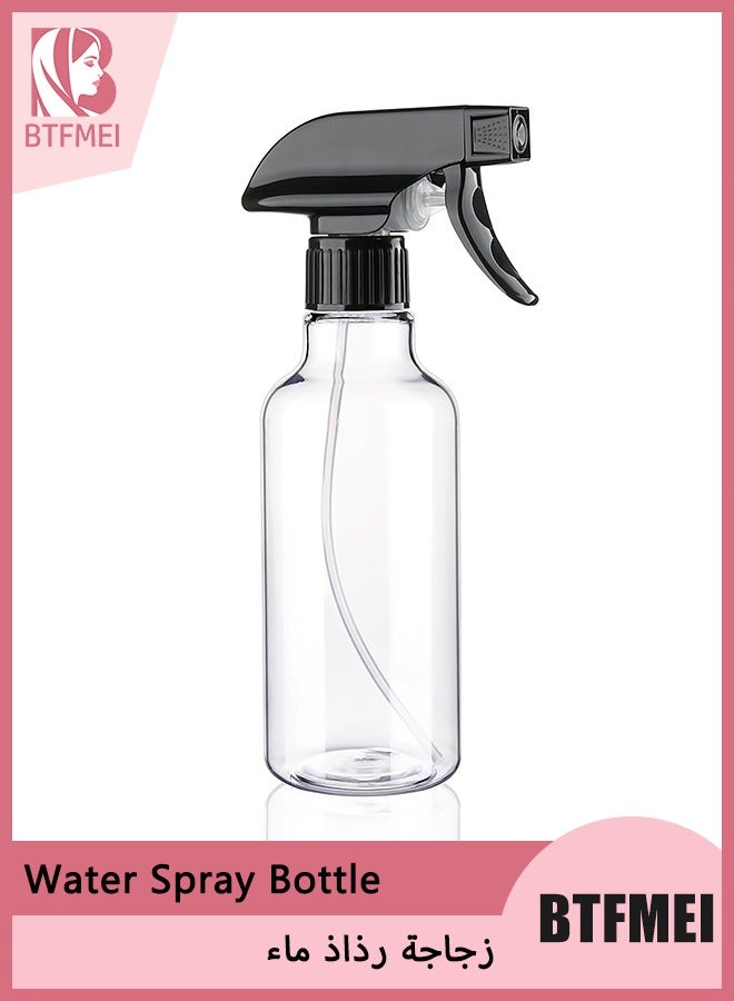 BTFMEI Water Spray Bottle for Hair 500ml,Hair Spray Bottle,Large Ultra Fine Continuous,adjustable nozzle spray bottle for Hairstyling, Skin Care, Cleaning, Plants and Misting, Clear - Image 1