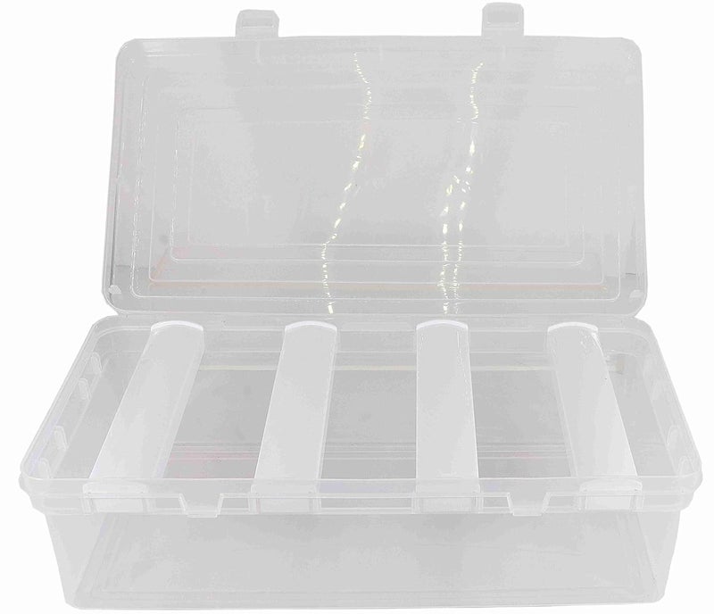 Magic Providers Multipurpose Bangle Organizer | Bangle Box | Plastic Storage Box with 4 Adjustable Rods l Display Box For Bangles, Chuda, Kada, Scrunchies,Chudi,Bracelet,Wrist Watch,Jewellery - Trans - Image 5