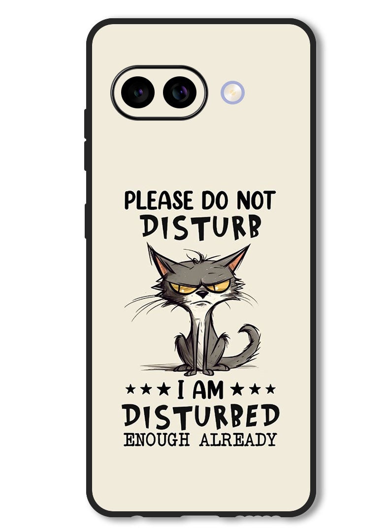 Theodor Case Compatible with Google Pixel 9A Protection Shockproof Bumper Cover Please do not disturb - Image 1