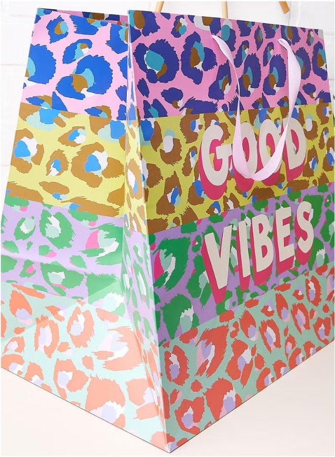 Eleanor Bowmer Leopard Good Vibes Shopper Bag - Image 2