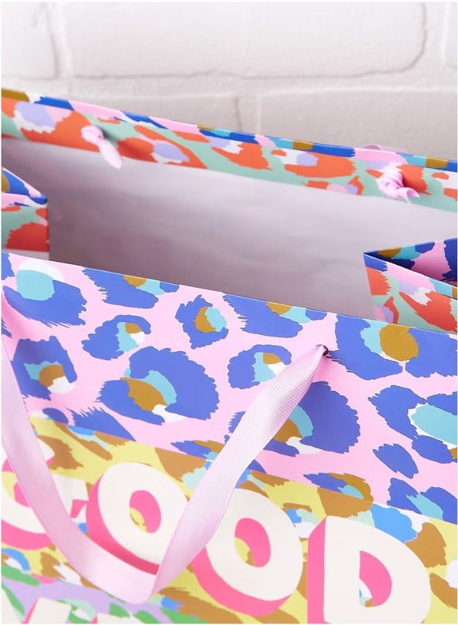 Eleanor Bowmer Leopard Good Vibes Shopper Bag - Image 3