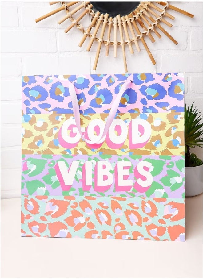 Eleanor Bowmer Leopard Good Vibes Shopper Bag - Image 1