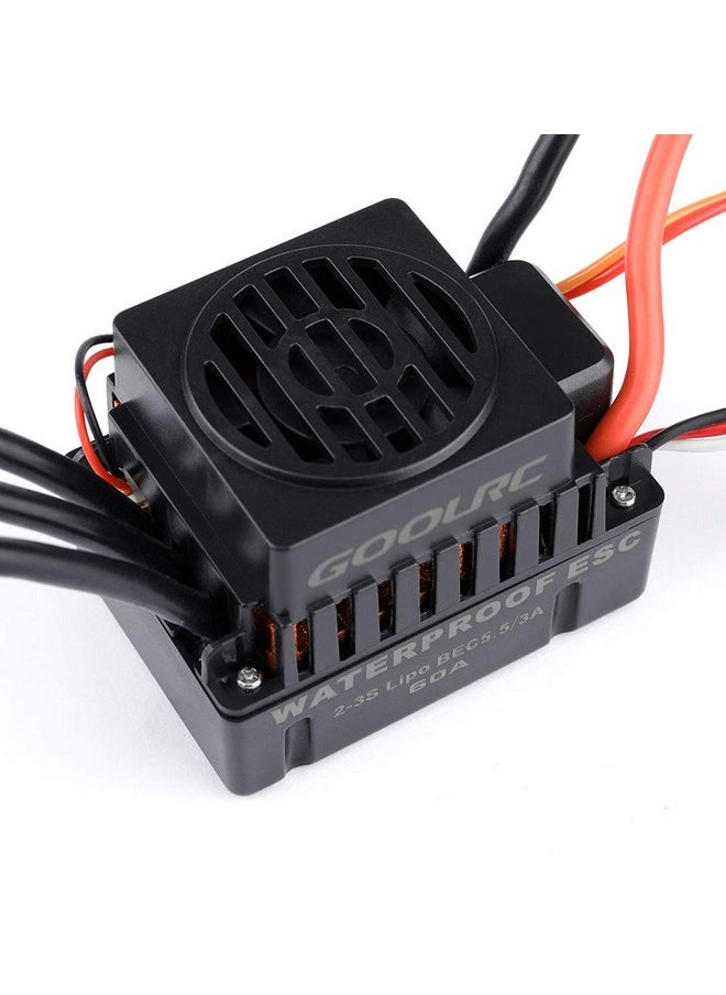 GoolRC Upgrade Waterproof 3650 3900Kv Brushless Motor With 60A Esc Combo Set For 1/10 Rc Car Truck  - Image 3