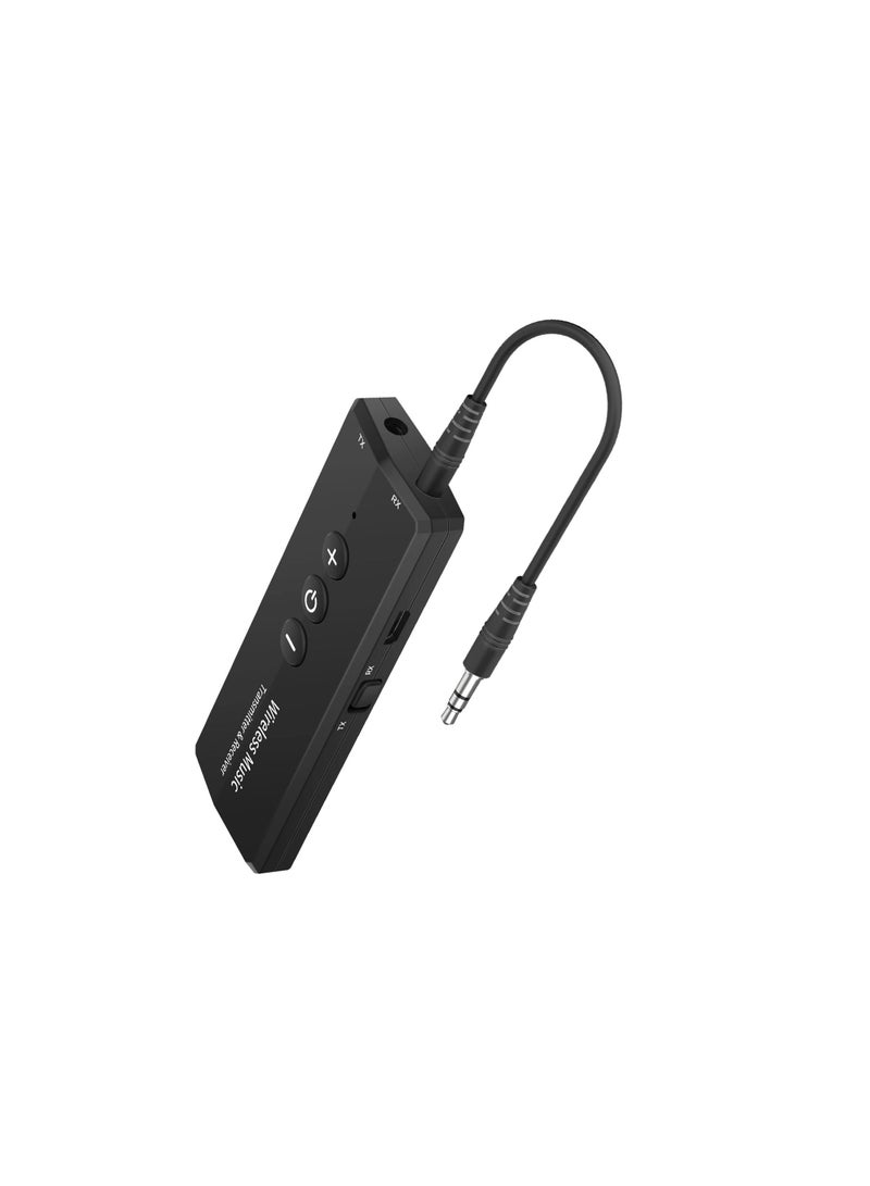 Captaintech Bluetooth 5.0 Transmitter Receiver 3-in-1, Wireless 3.5mm Audio Adapter, Mini Wireless Audio Adapter, Bluetooth AUX Adapter, for TV PC Headphones Home Sounds System Car, CD-Like Voice Enjoyment - Image 1
