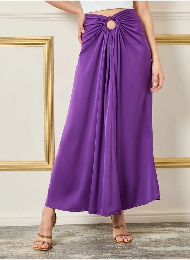 ستايلي Gathered Detail A-Line Maxi Skirt