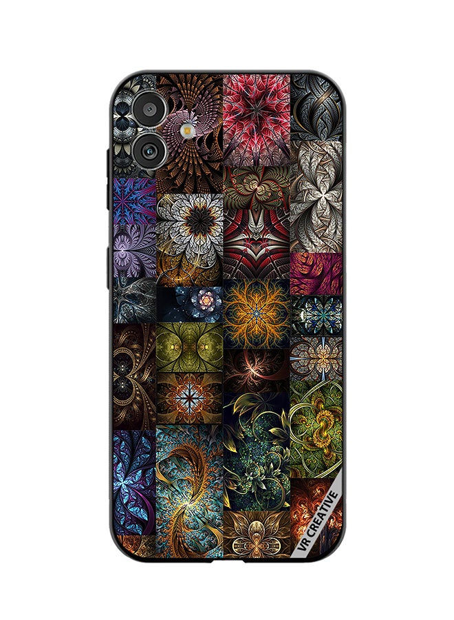 VR CREATIVE Protective Case Cover For Samsung Galaxy M13 5G 30 Mind Blowing Pieces Of Algorithmic Fractal Art Design Multicolour - Image 1