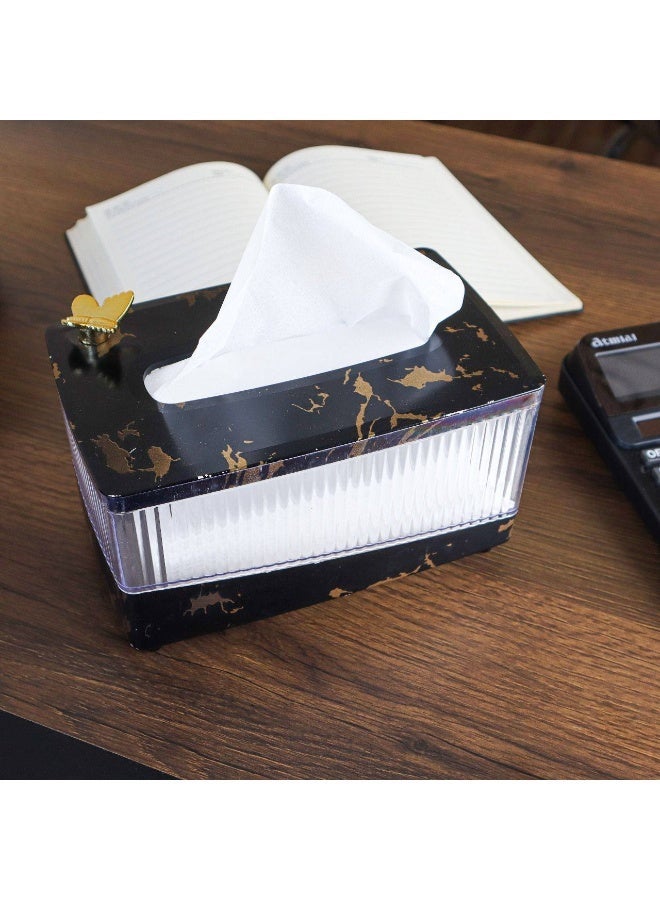 Acrylic tissue box holds up to 500 tissues - Image 4