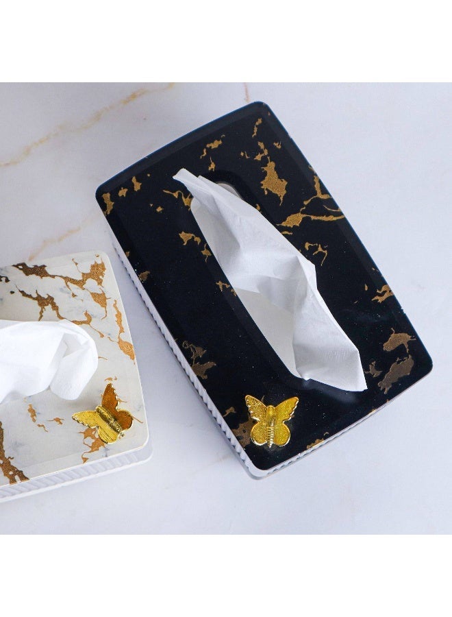 Acrylic tissue box holds up to 500 tissues - Image 2