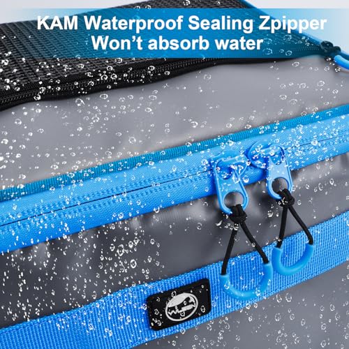 YVLEEN Waterproof Paddle Borad Cooler, SUP Cooler Durable PVC Material Paddle Board Deck Bag with Mesh Top Pocket, Adjustable Straps, Super Capacity for Stand-Up Paddleboard and Kayaking Accessorie - Image 4