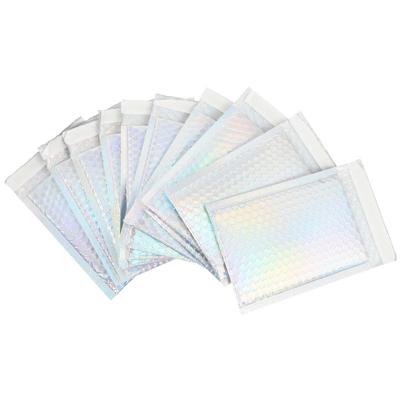 20 Pcs Colorful Bubble Mailing Envelopes 15x20cm with Adhesive Seal Padded Shipping Bags - Image 2