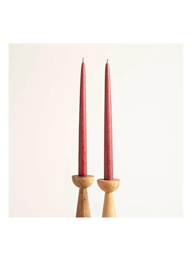 Zsa Zsa Zsu Deurne Burgundy Paraffin Candle 2.2x2.2x30 cm.