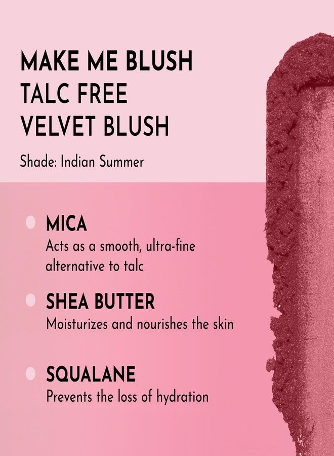 LAWLESS Make Me Blush Talc Free Velvet Blush, Indian Summer, Pink, 0.18 Ounce - Image 2