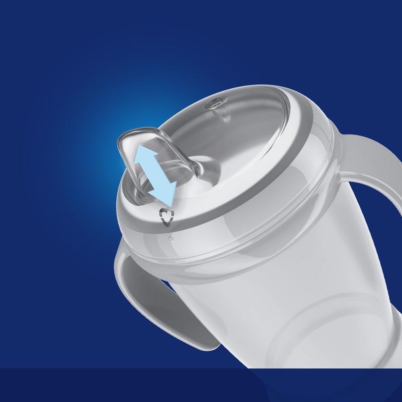 LOVI 35-346 My Non-spill Cup Junior 250 ml with silicon spout &cover-Indian Summer-age 12 m, Blue - Image 5