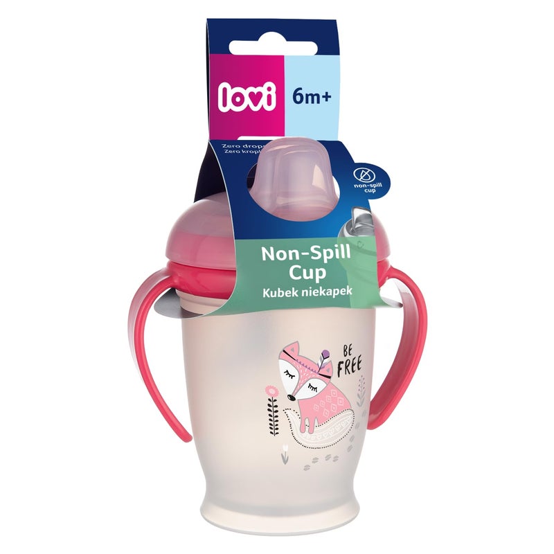 LOVI 35-346 My Non-spill Cup Junior 250 ml with silicon spout &cover-Indian Summer-age 12 m, Blue - Image 2