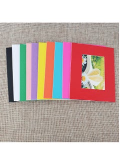 Rubik Cardboard Photo Frame 10 Pack with Self Adhesive Tape Wall Decorative Picture Album (3.5 x 5 inch) Black/White  - Image 2
