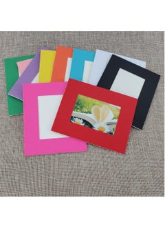 Rubik Cardboard Photo Frame 10 Pack with Self Adhesive Tape Wall Decorative Picture Album (3.5 x 5 inch) Black/White  - Image 4