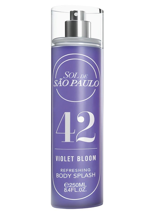 اس او ال 8 قطع معطر جسم منعش برائحة زهرة البنفسج من دي ساو باولو 42 250 مل - Image 2