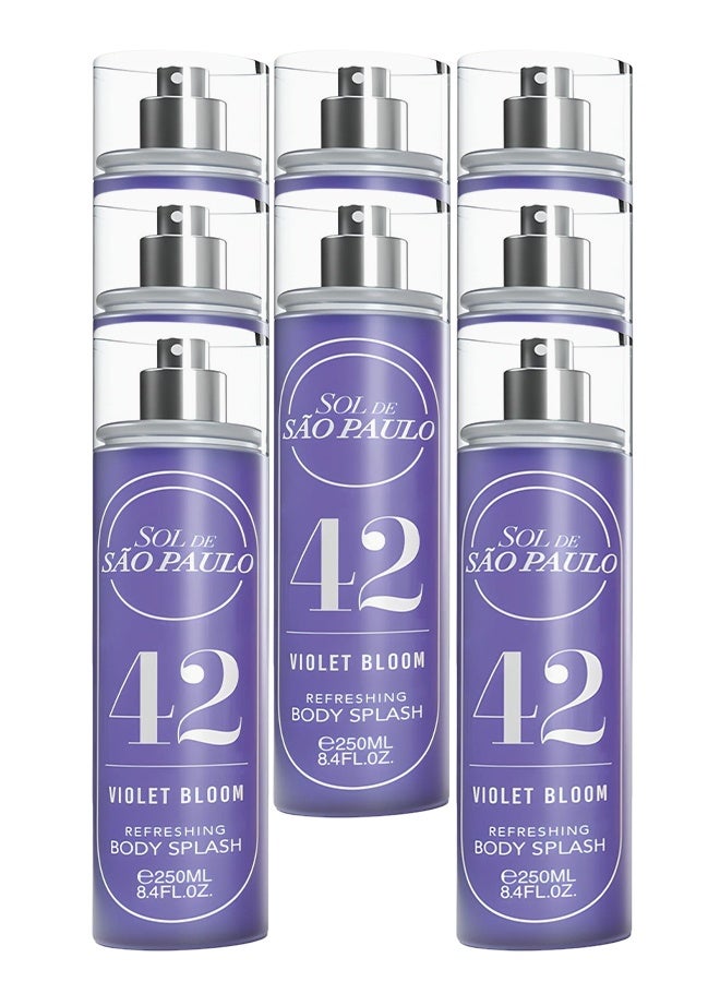 اس او ال 8 قطع معطر جسم منعش برائحة زهرة البنفسج من دي ساو باولو 42 250 مل - Image 1