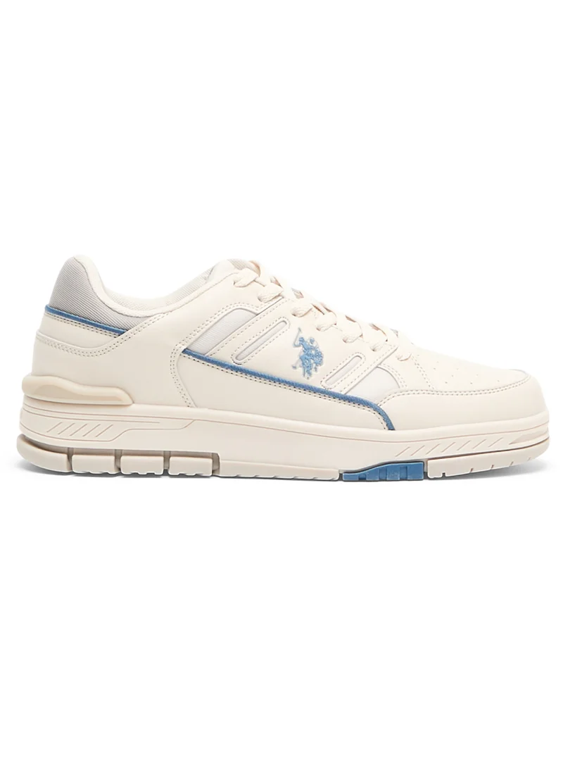 U.S. Polo Assn. Men's Sneakers - Casual Design with Light Blue Accents and Cushioned Sole, Stylish and Comfortable for Everyday Wear