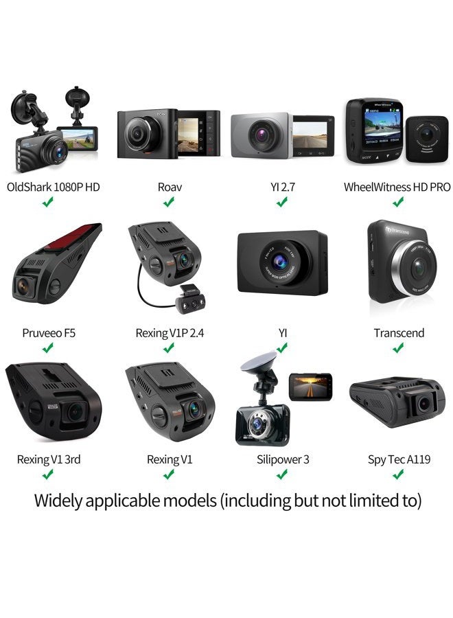 SoeKoa Dash Cam Suction Cup Mount and Glue Adhesive Mount Compatible with Dash Camera/DVR Video, Come with 10+ Different Joints Suitable for Crosstour, YI 2.7", Rexing V1P, UGSHD, APEMAN and Other Dash Cam - Image 4