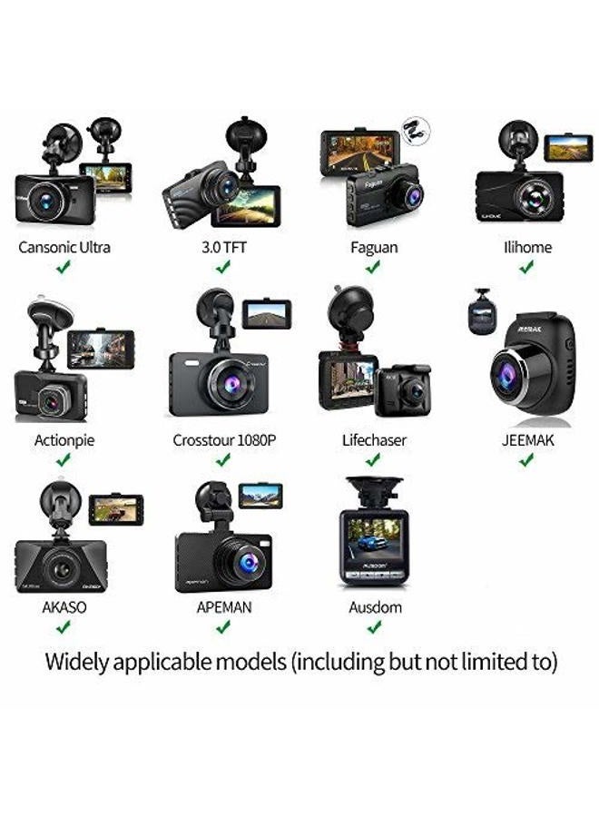 SoeKoa Dash Cam Suction Cup Mount and Glue Adhesive Mount Compatible with Dash Camera/DVR Video, Come with 10+ Different Joints Suitable for Crosstour, YI 2.7", Rexing V1P, UGSHD, APEMAN and Other Dash Cam - Image 3