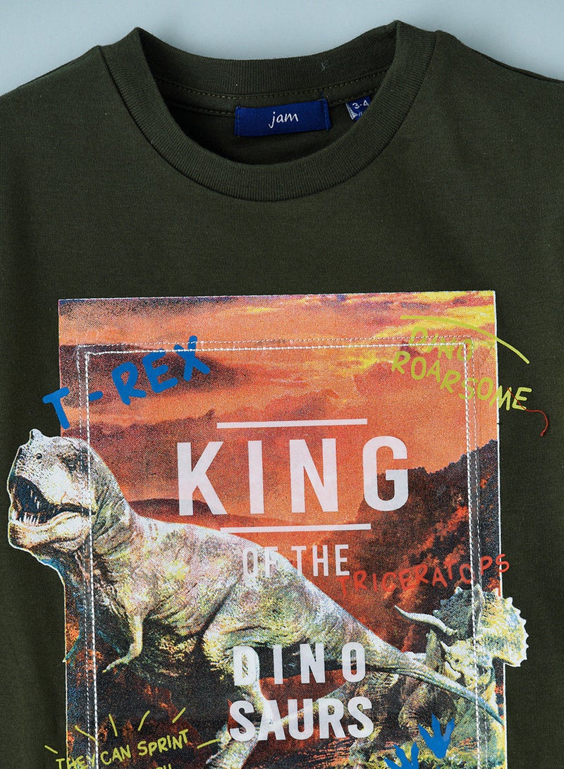 JAM Round neck s/slv knit t-shirt - Image 3