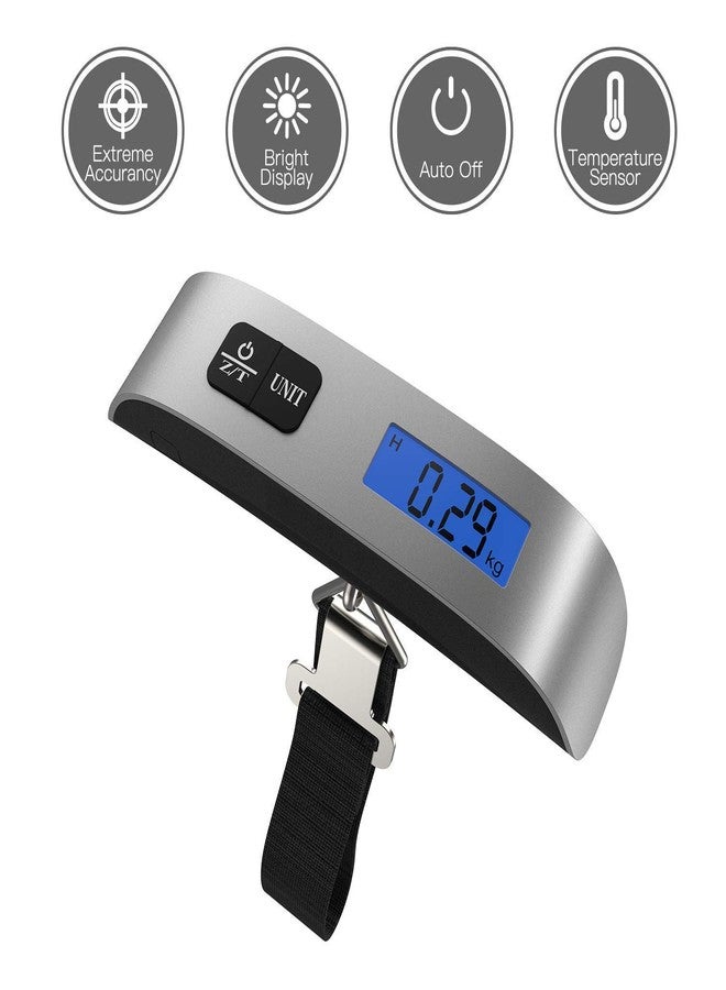 BLAPOXE Luggage Travel Weighing Scales 50kg Portable Handheld Electronic Digital LCD Scale, Battery Included - Image 4